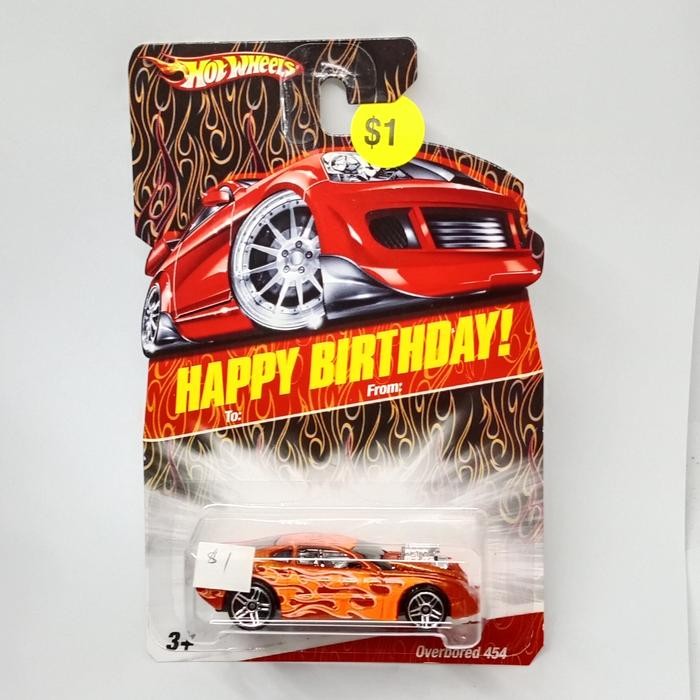 ORIGINAL HOT WHEELS OVERBORED 454 HAPPY BIRTHDAY   LWA14-364