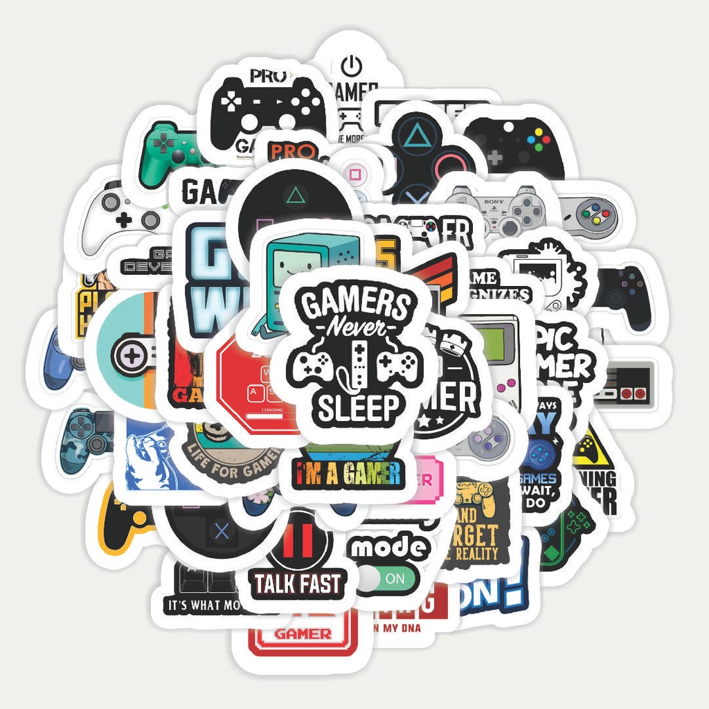 

Sticker Pack Stiker Game Pad | Sticker TUMBLR | Stiker LAPTOP KOPER HELM