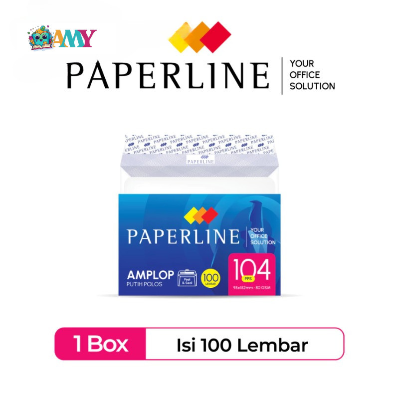 

PAPERLINE AMPLOP EV 104 PPS 95X152 AMY STASIONARY
