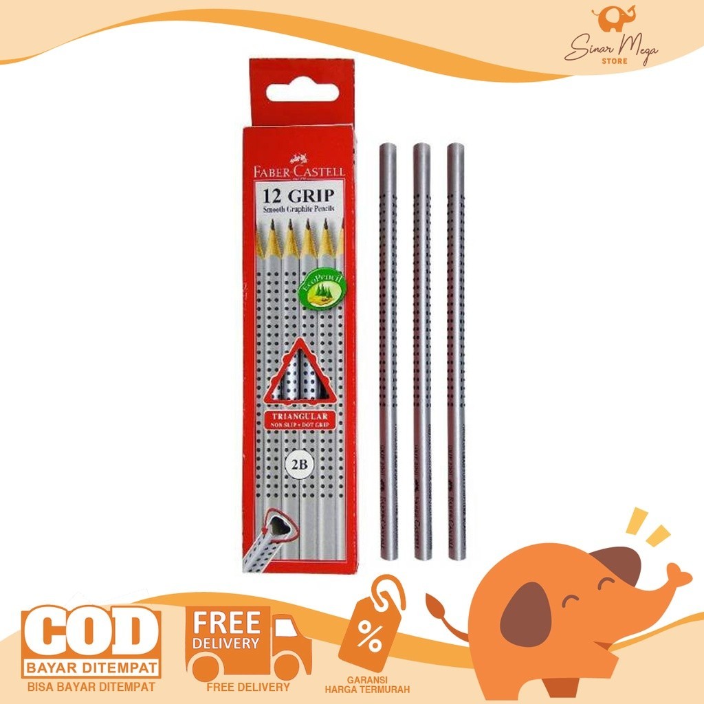 

Faber Castell Pensil Grip 2001 2B Bentuk Segitiga Murah Berkualitas