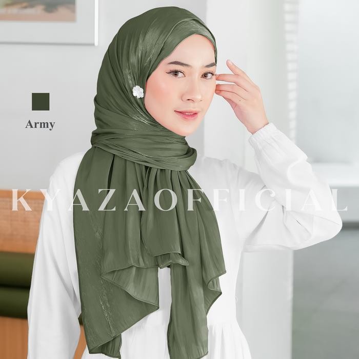 [New Collection] Kyaza Pashmina Shimmer Silk Luxury | Hijab Shimmer | Pashmina Shimmer Panjang Musli