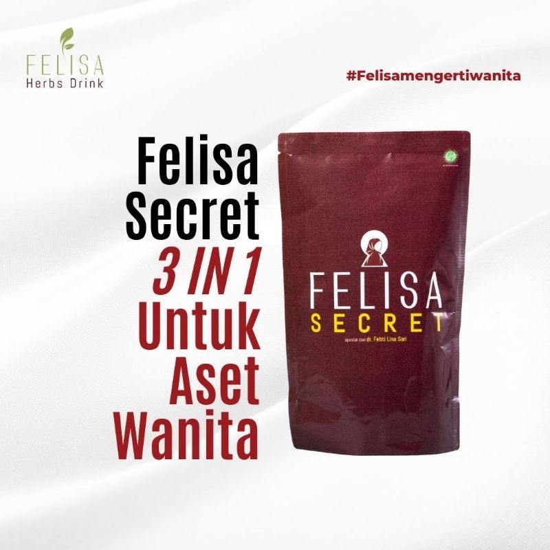 

Felisa Secret By dr. Febti | Jamu Wanita | Booster Kolagen | Herbal Wanita