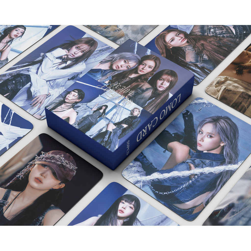 

55Pcs/Set Kpop NMIXX New Ablum Fe3O4: FORWARD Lomo Card Photo Print Pictures Photocard Fans Collection Postcards Gifts