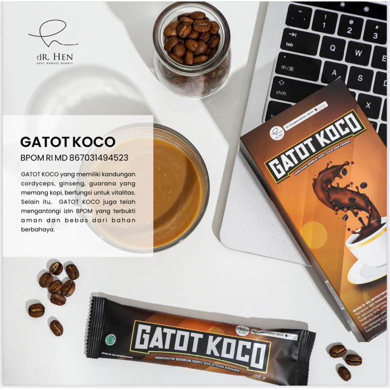 

RECENT SL !!! Extra Gratis Ongkirr KOPI GATOT KOCO ORIGINAL BY DR RICHARD LEE New SL ~Argya_storee