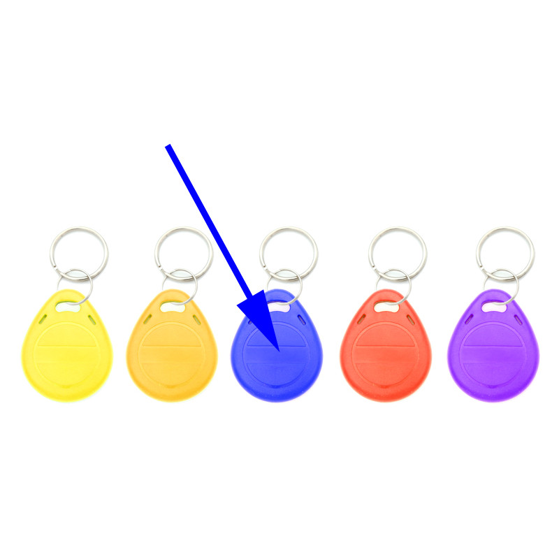 

50pcs EM4305 T5577 Blank Key Tag RFID Chip Ring Cards Tags Keytag 125 khz Copy Rewritable Writable Rewrite Duplicate 125khz