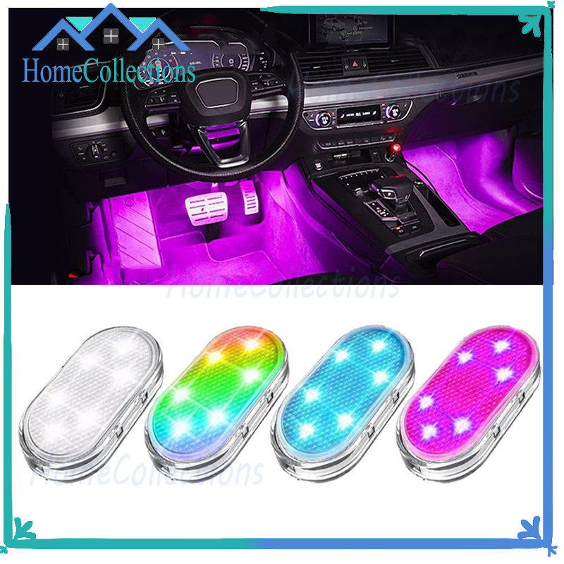 Lampu Sentuh LED Mobil / Lampu Plafon Mobil / Lampu LED Sentuh Interior Dashboard lampu Tempel Tanpa
