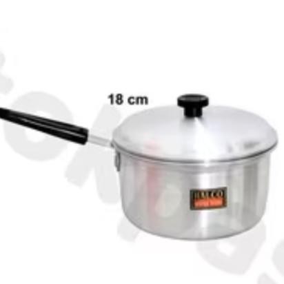 PANCI HALCO /PANCI SUSU/ PANCI MASAK MIE /BUBUR GAGANG HALCO 16cm sd 18cm - HALCO 16 CM