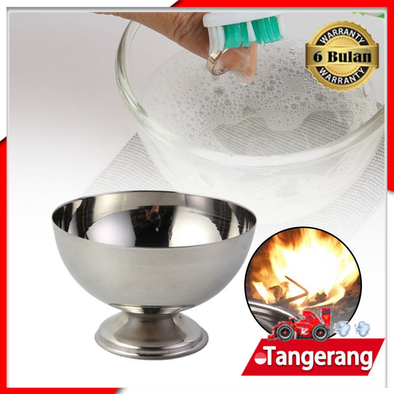 Mangkuk Stainless Steel, Peralatan Perhiasan Pengolahan Emas Untuk Emas Perak Tembaga