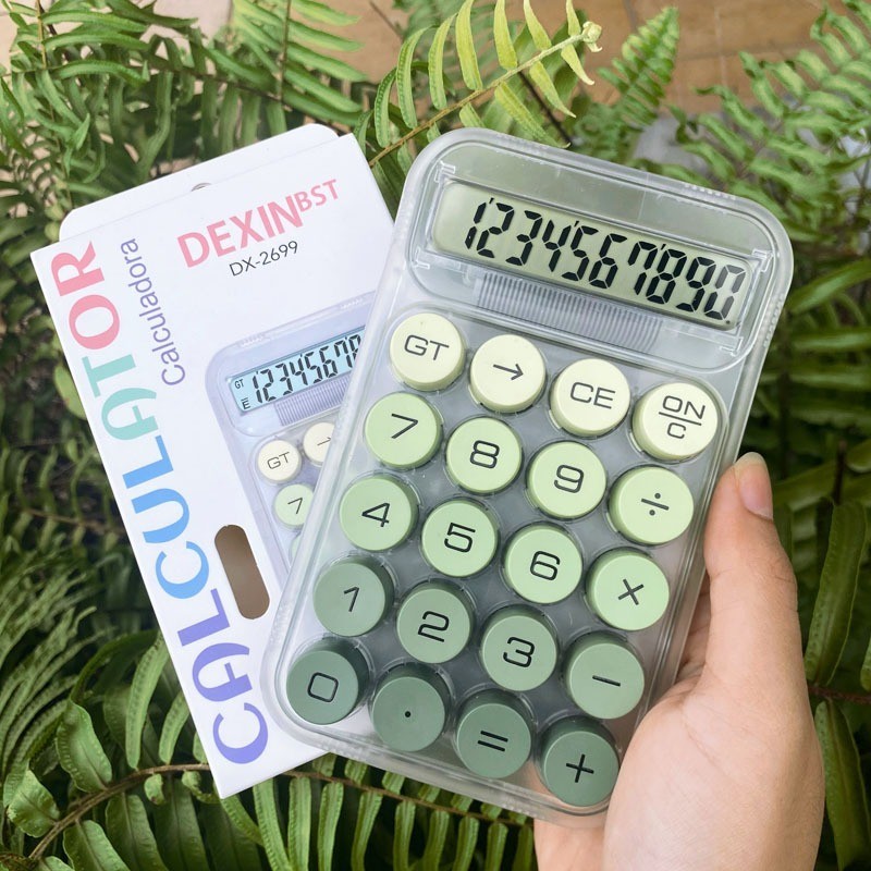 

Kalkulator Transparan Unik 12 Digit - Desain Gradien Aesthetic, Fitur Check & Correct, Kalkulator Keuangan HD Jernih, Cocok untuk Sekolah, Kantor