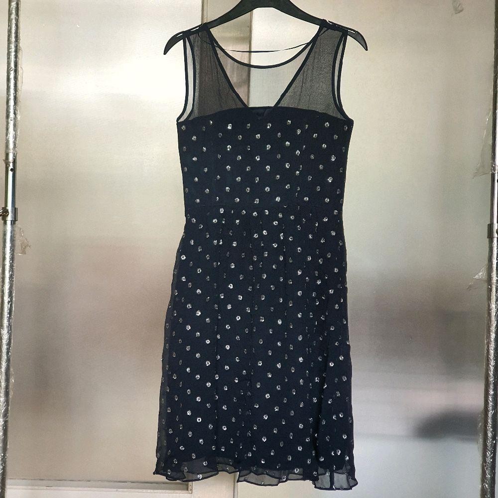 F baju wanita dress gaun esprit biru tua navy preloved second Casual Dewasa Midi Pesta