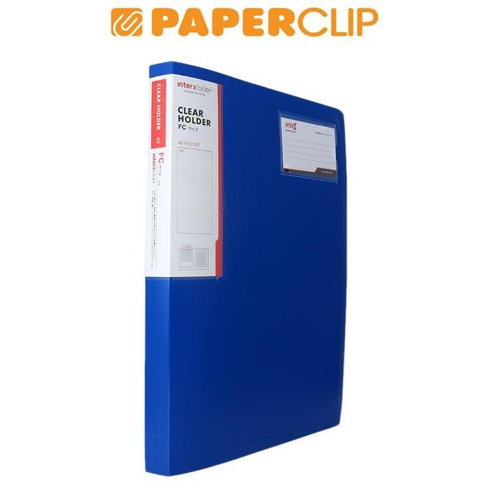 

CLEAR HOLDER INTERX CHX140F FC ISI 40 BLUE