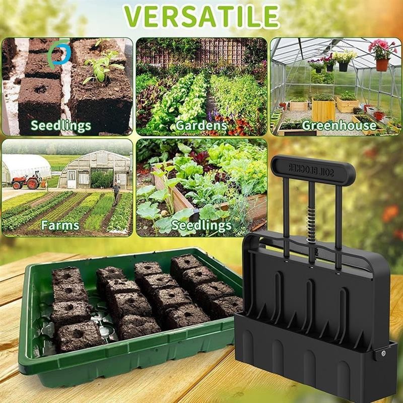 A20Q-Soil Blocker Handheld, Soil Blocker For Seed Starting,Manual Soil Block Maker Handheld Seedling