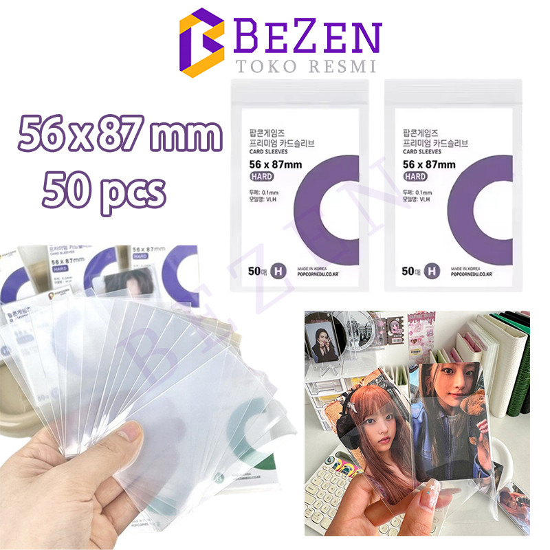 BZ (1 set50PCS ) sleeve popcorn murah kpop edition innersleeve popcorn hard/Inner Sleeve Pelindung