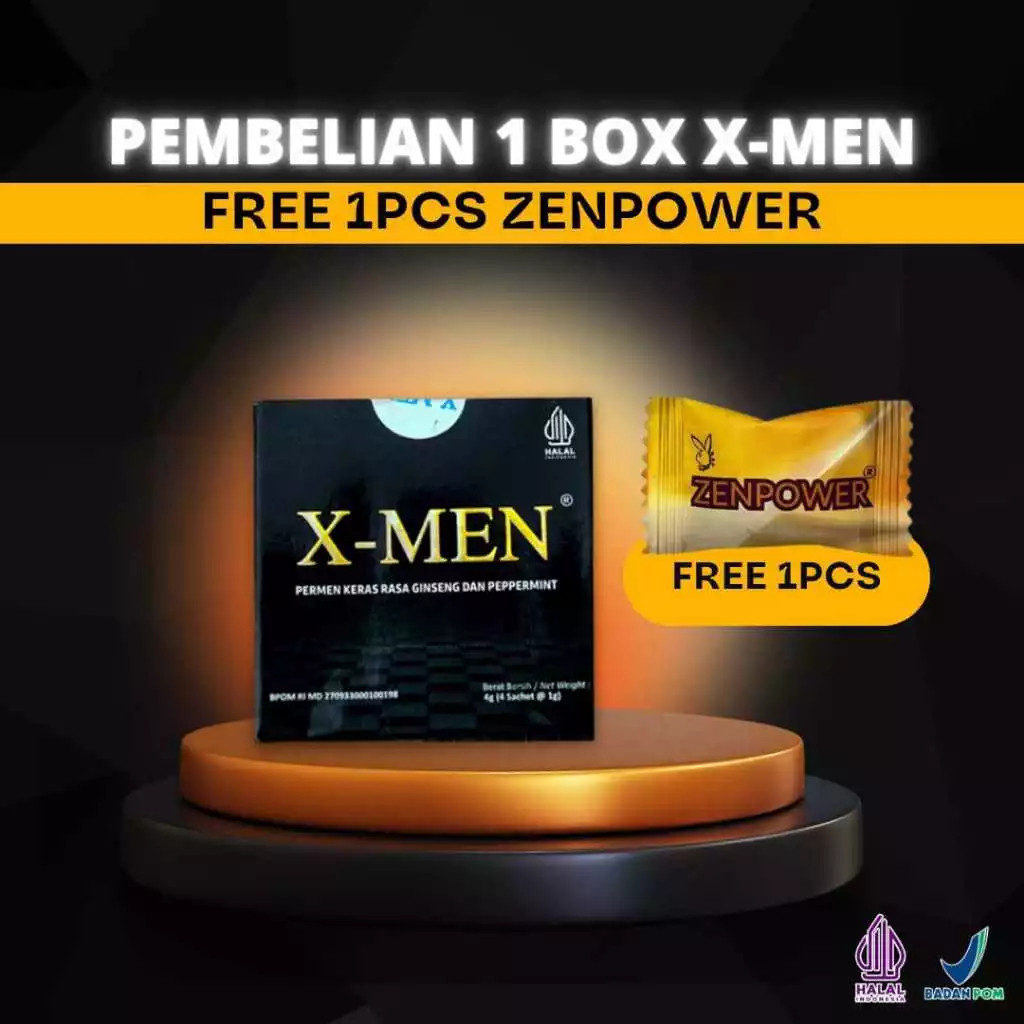 

RECENT SL !!! Extra Gratis Ongkirr X-MEN 1 Box Free 1pcs zenpower New SL ~aidenstoree