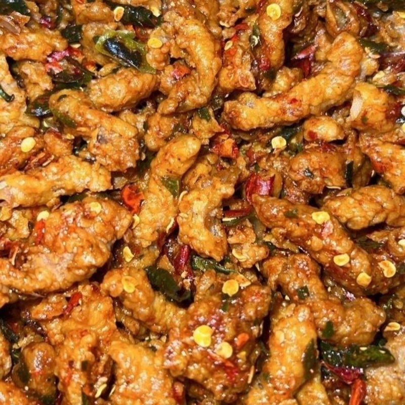 

[PROMO] KERIPIK USUS CRISPY PEDAS 1KG RENYAHHH