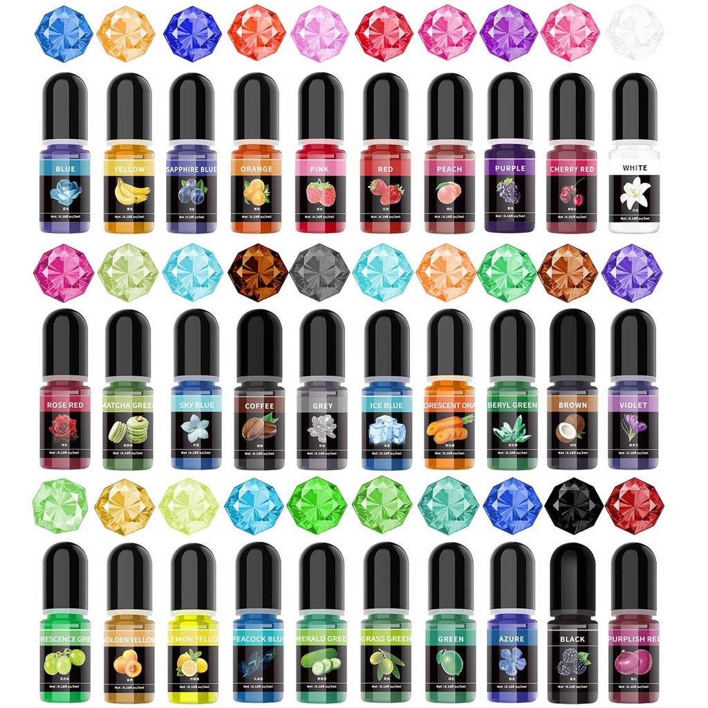 

5ml/Bottle Epoxy Resin Pigment Liquid Colorant Dye Universal Epoxy Resin Pigment For UV AB Glue DIY Resin Art Jewelry Making