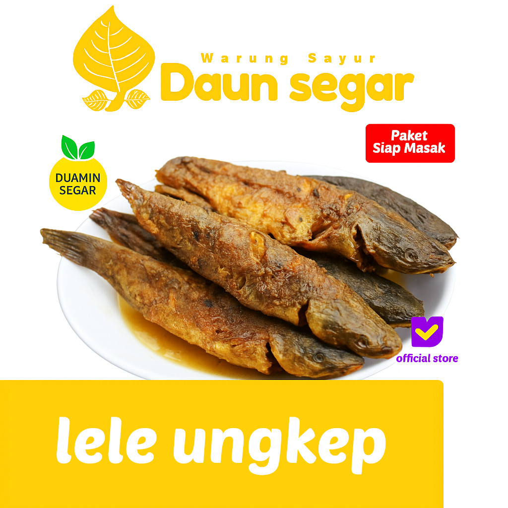 

Daun Segar- Lele Ungkep Bumbu Kuning Siap Goreng, Gurih & Empuk