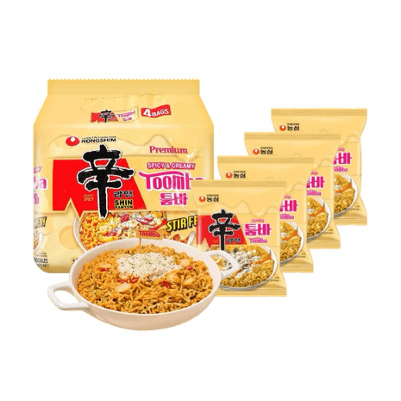 

(Made In Korea) Shin Ramyun Toomba Spicy and Creamy Instant Noodle HALAL Per Pcs
