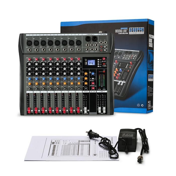CT120S MIXER Audio Profesional 12 saluran mixer Efek gema bawa - CT80S