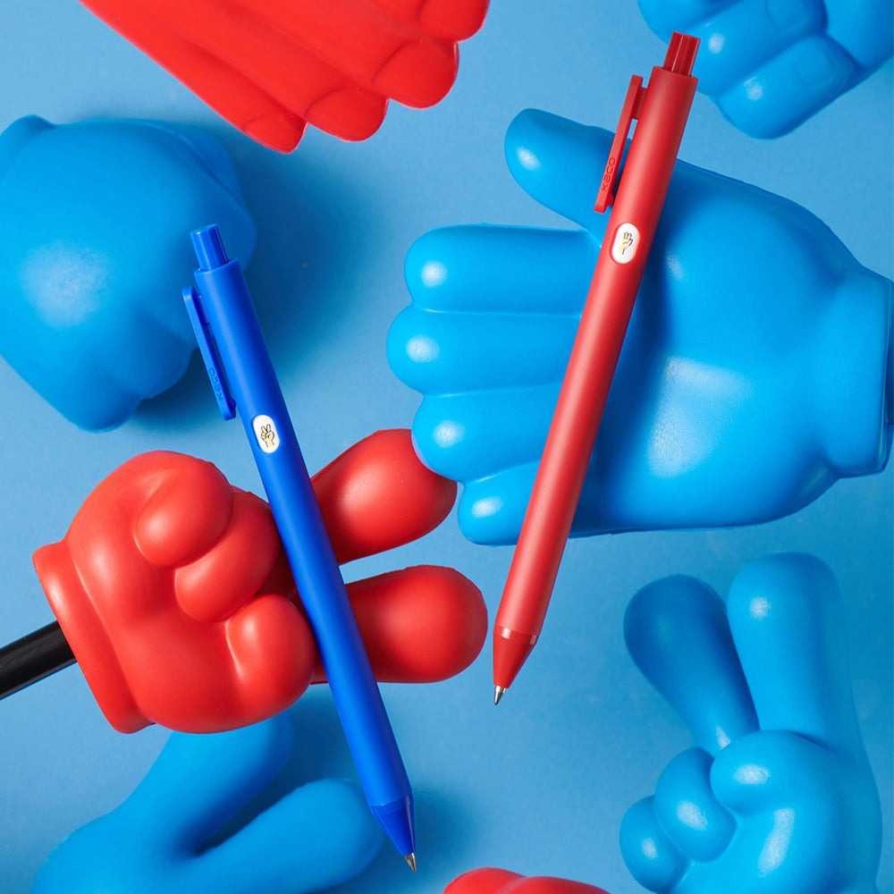 

Kaco Pena Pulpen Gel 0.5mm Dual Ballpoint Quick Dry Black Ink 1 PCS K3 Quality