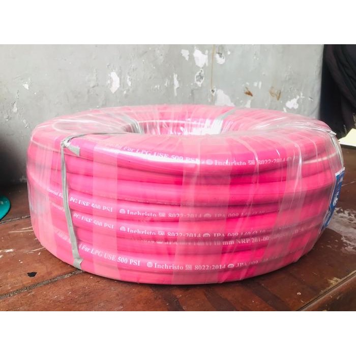 Selang Gas LPG Pink (Meteran)