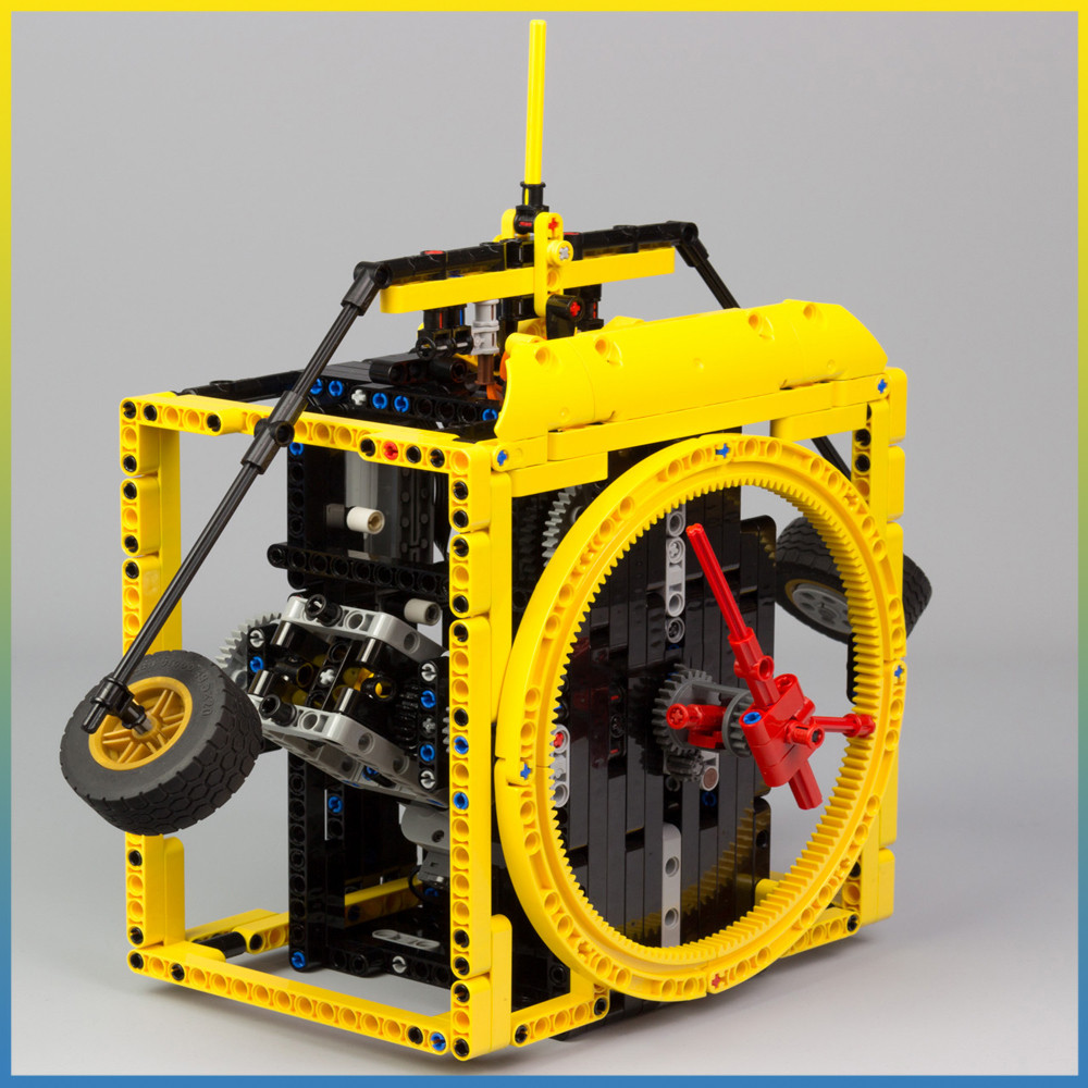 

NEW MOC-31640 688PCS Parallel Wall Clock Balance Clock Model DIY Creative Ideas Childtoy Birthdaygift Technology Building Blocks