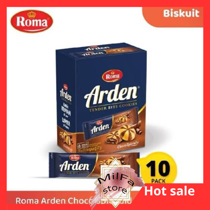

MF1232 ROMA ARDEN TENDER BITE COOKIES 1 BOX ISI 10 BUNGKUS @27G