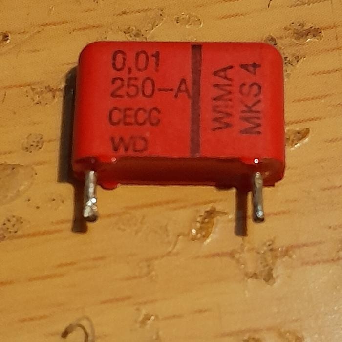Part MKPS4 0.01uf 250v 10nF 10 nF/250 Wima used