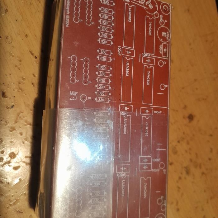 Part PCB 74HC595 74HC 595 with ULN2803 ULN 2803 Seven Segment 4 digit Common Anoda