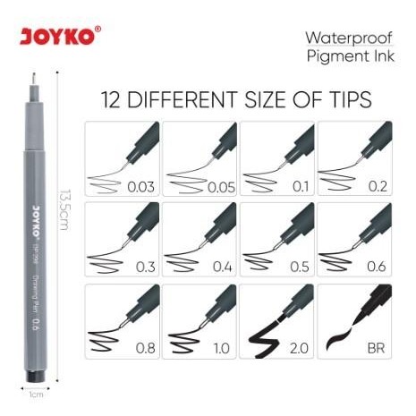 

Joyko Drawing Pen DP-298 Pena Gambar - 0.03
