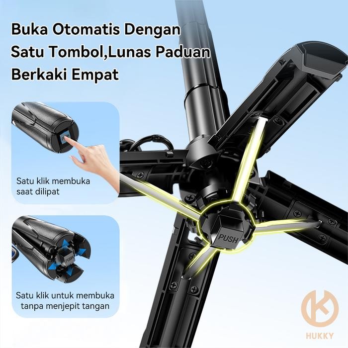 TNW T26 Mini Tongsis Tripod Extendable Grip Tripod Selfie Stick Remote Control Tripod 3 In 1 Tongsis