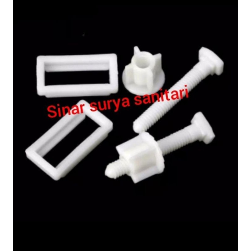 Baut penutup kloset toto / baut engsel dudukan toilet
