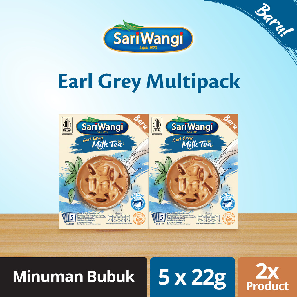 

Sariwangi Earl Grey Milk Tea 110gr x 2