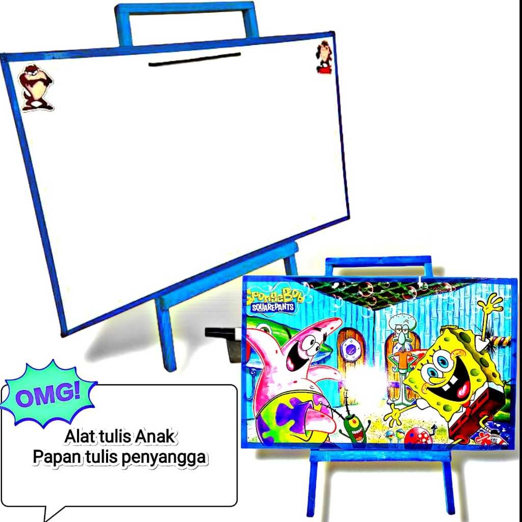 

Diskon Bulan Ini Papan tulis white board anak dengan penyaangga ukuran 30x50 gratis spidol dan penghapus - Promo