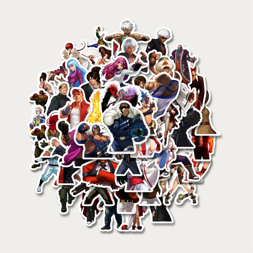 

Sticker Pack Stiker Game Series King Of Fighter Character Mix 7 | Sticker TUMBLR | Stiker LAPTOP KOPER HELM