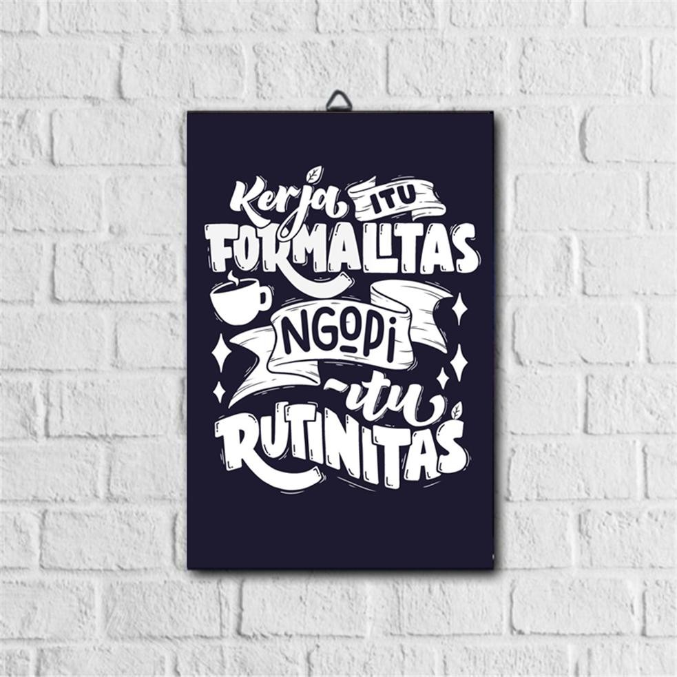 Poster Kayu Hiasan Dinding Kata-Kata Motivasi kamar Kertas mdf 6mm mendunia poster & produk cetak