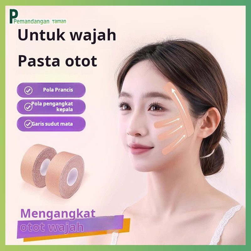 Plester otot wajah, plester pengencang wajah, plester pengencang wajah, garis-garis halus Sichuan, g