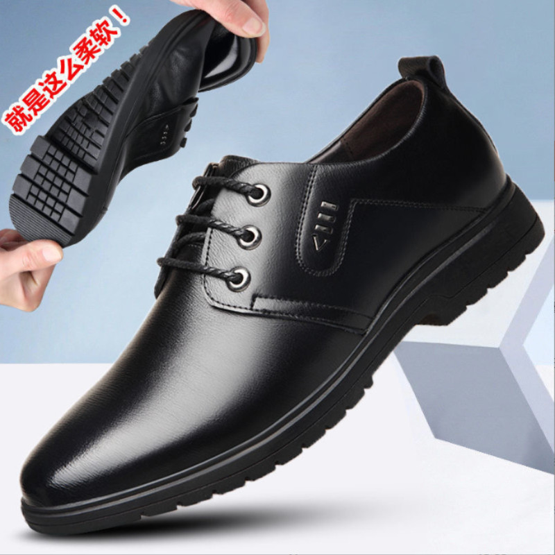 Sepatu kulit pria Korea, sepatu bisnis, sepatu kulit formal, sepatu pernikahan, sepatu kantor
