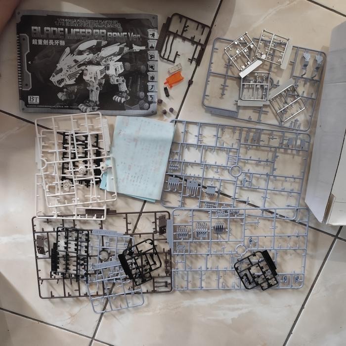 zoid liger mirage  bt model bukan bandai atau gundam