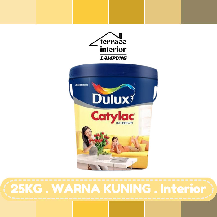 Cat Tembok Dulux Catylac Interior Warna Kuning 25KG