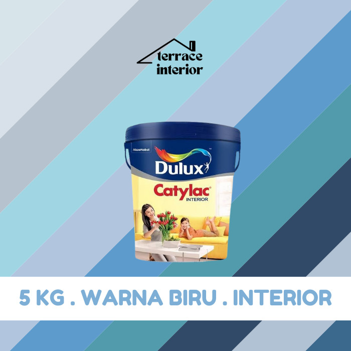 Cat Tembok Dulux Catylac Interior Warna Biru 5KG