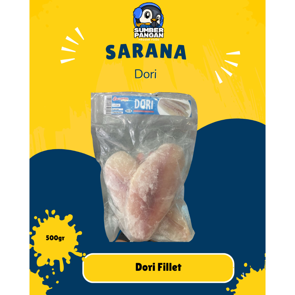 

Sarana Dori Fillet 475gr/Ikan Dori