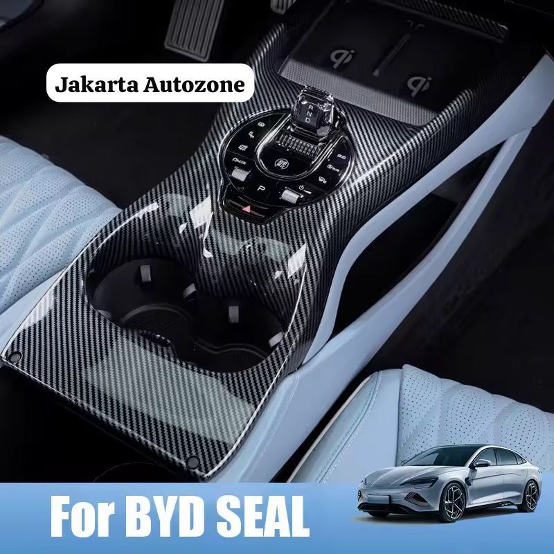 COD Cover Panel Transmisi For BYD Seal Interior Aksesoris Central Control For BYD Aksesoris Mobil