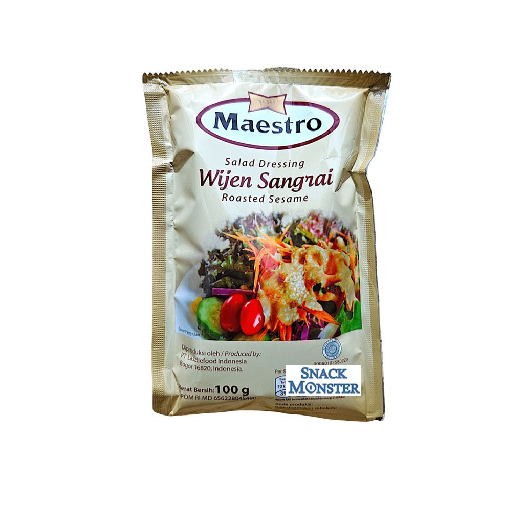 

Maestro Wijen Sangrai Salad Dressing Roasted Sesame - Netto 100 gr