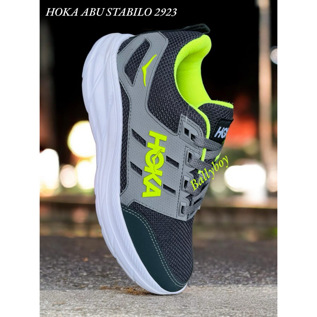 DESY.RATNA Sepatu Hoka Hitam Pria Wanita Sepatu Sneaker Hoka Desain Kekinian Banyak Variasi Warna [2