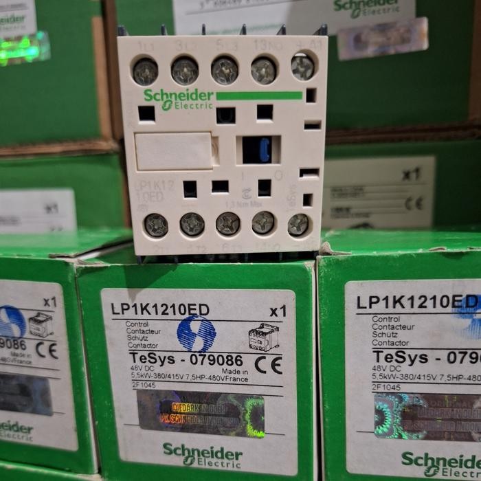 SCHNEIDER KONTAKTOR LP1K1210ED 3P 20A COIL 48VDC 5.5KW NEW ORIGINAL