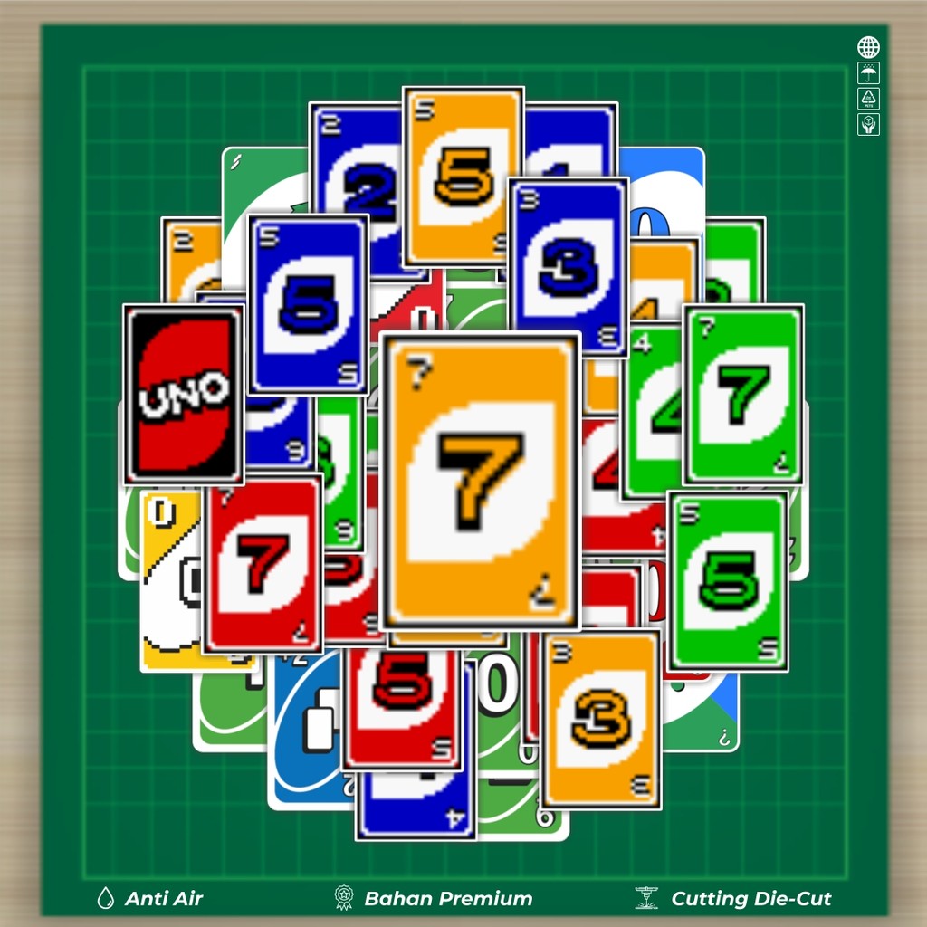 

HOT 50 PCS STIKER Stiker Game Kartu UNO V5 Stiker Fashion Cars Decal Dingin Kartu Album Custom Vinyl Anti Air- Sticker Aesthetic Buku Journal Koper Casing HP Tablet Laptop Helm Motor Botol Minum