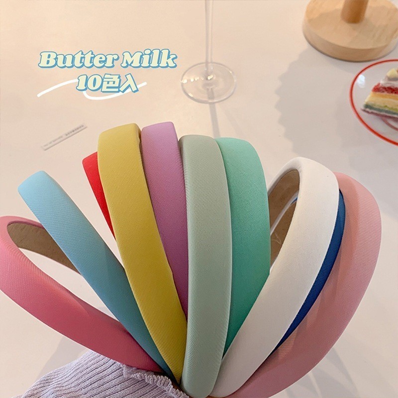 LULABY - BANDO KOREA BANDANA LEBAR ANTI SLIP BANDO AKSESORIES WANITA POLOS