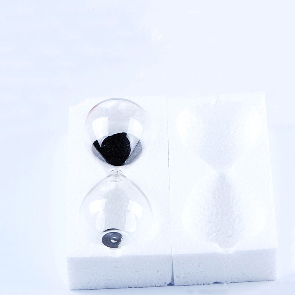 

Glass Hourglass Visual Timer for Kids Sand Magnetic Ornament Creative Desktop Decor Women