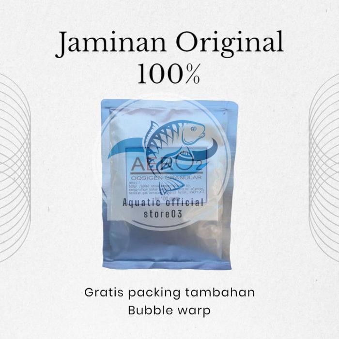 Boster Aero2 oksigen granule 100 gram / oksigen granule 100 gram / oksigen granule / oksigen kolam i